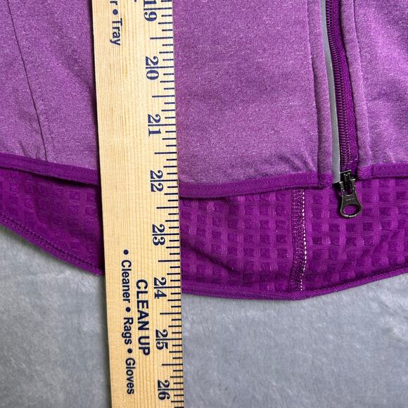 Nike Dri-Fit Full Zip Womens M Magenta Running Activewear Lightweight Colorful - Picture 8 of 11
